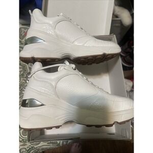 Michael Kors Katrina Wedge Optic White Size 9.5 New In Box